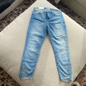 7 For All Mankind, skinny blue jeans, size 28